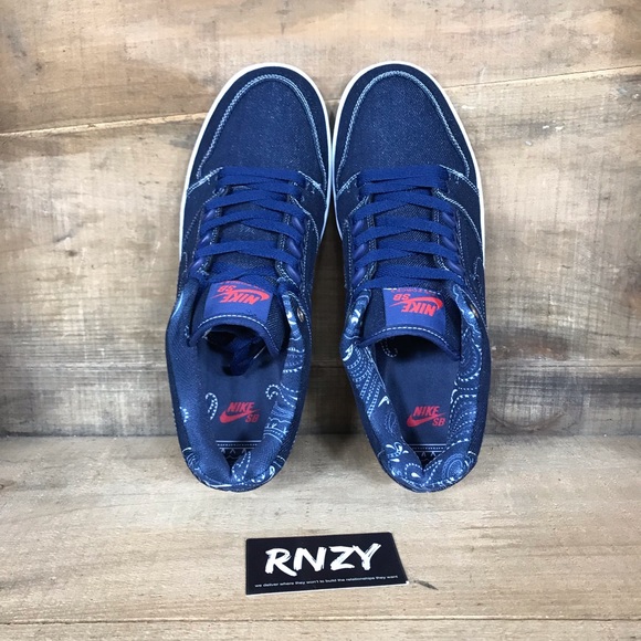 NEW Nike SB Air Force II Low Binary Blue - Picture 5 of 7